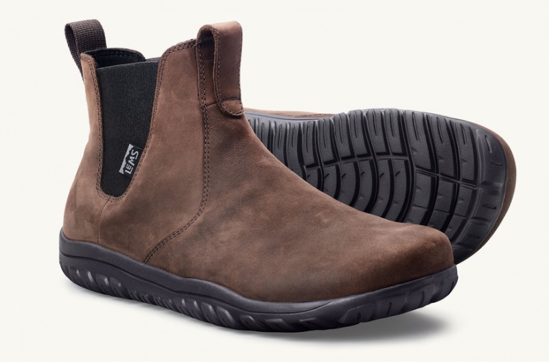 Barefoot Lems Chelsea Boot Nieprzemakalne Damskie Brązowe Polska | BPD-66262