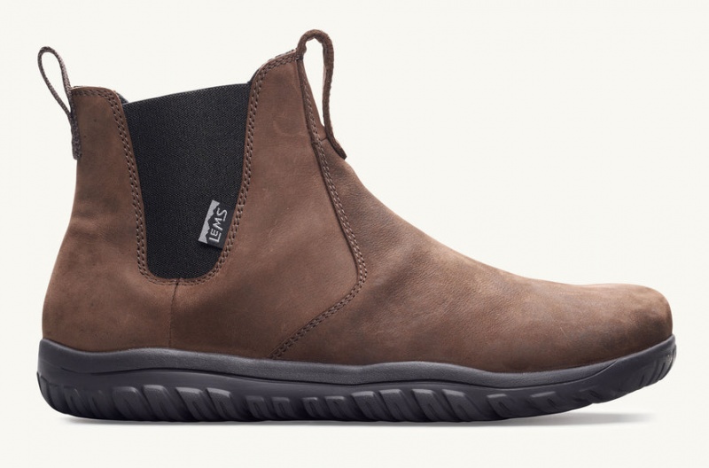 Barefoot Lems Chelsea Boot Nieprzemakalne Damskie Brązowe Polska | BPD-66262