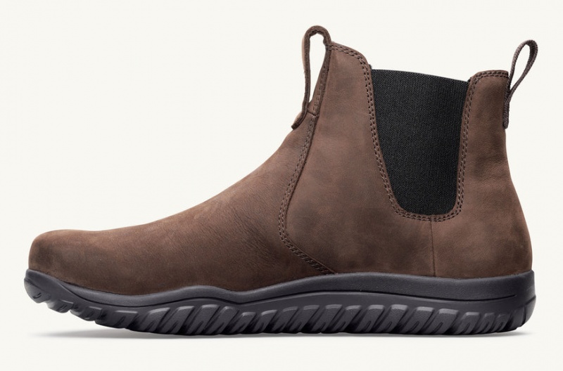 Barefoot Lems Chelsea Boot Nieprzemakalne Damskie Brązowe Polska | BPD-66262