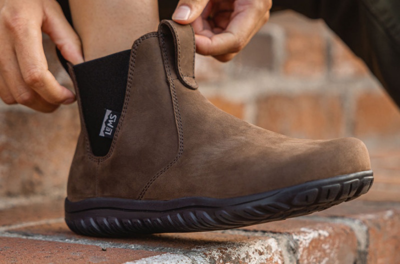 Trail Buty Lems Chelsea Boot Nieprzemakalne Damskie Brązowe Polska | TEF-54477